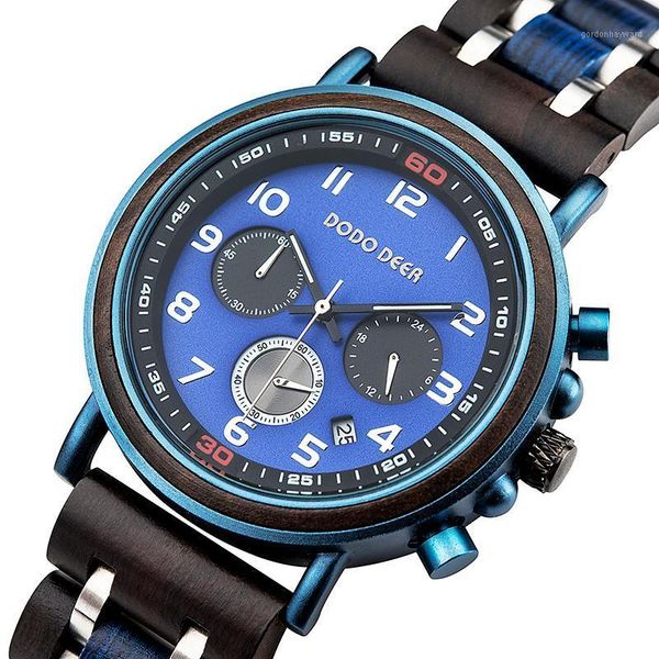 wristwatches dodo deer wooden watch men chronograph military quartz watches for man drop reloj hombre, Slivery;brown
wristwatches dodo deer wooden watch men chronograph military quartz watches for man drop reloj hombre, Slivery;brown