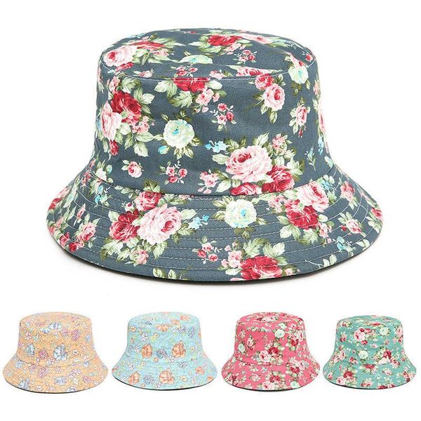 bucket hat flower pattern fisherman's spring and summer outdoor leisure women's sunshade, Blue;gray
bucket hat flower pattern fisherman's spring and summer outdoor leisure women's sunshade, Blue;gray