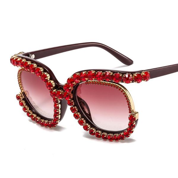 sunglasses handmade diamond woman brand designer custom series women personality fashion sun glasses half frame shades, White;black 
sunglasses handmade diamond woman brand designer custom series women personality fashion sun glasses half frame shades, White;black
