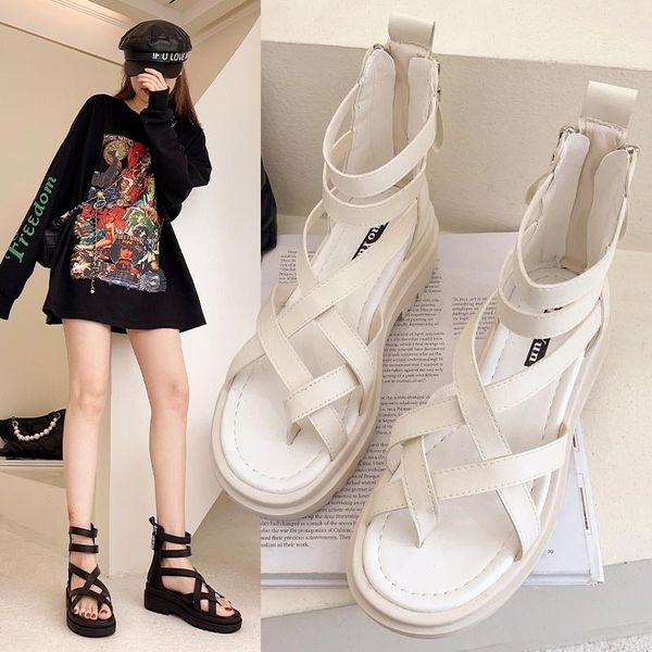 sandals women summer fashion women's 2021 solid color open toe leisure round head comfortable flat shoes, Black
sandals women summer fashion women's 2021 solid color open toe leisure round head comfortable flat shoes, Black