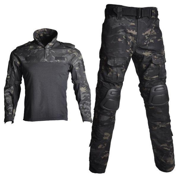 men's t-shirts outdoor military shirt uniform army tactical suits camo hunting clothes paintball sniper combat pants knee pads, White;black
men's t-shirts outdoor military shirt uniform army tactical suits camo hunting clothes paintball sniper combat pants knee pads, White;black