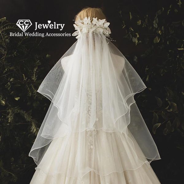 bridal veils cc wedding accessories for women engagement hair ornaments 100% handmade double layer lace veil flower shape qs131, Black
bridal veils cc wedding accessories for women engagement hair ornaments 100% handmade double layer lace veil flower shape qs131, Black