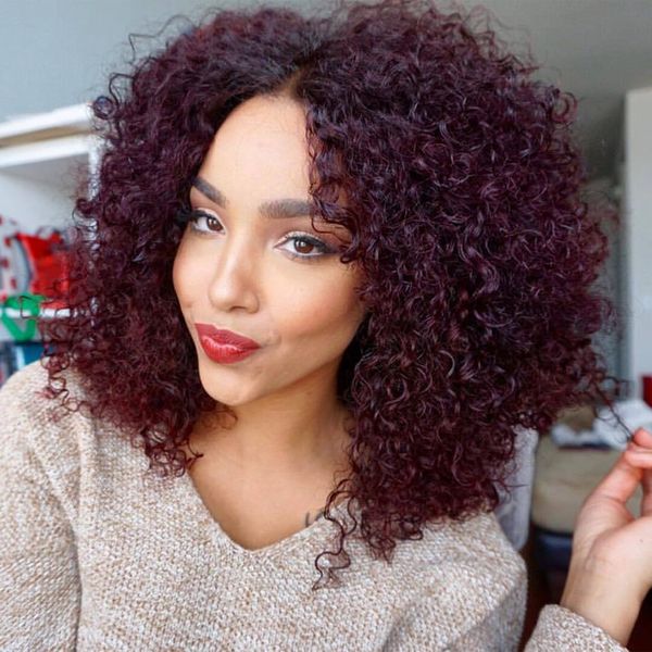 women's wig with small is divided into black brown gradual change short curly hair fluffy explosive head
women's wig with small is divided into black brown gradual change short curly hair fluffy explosive head