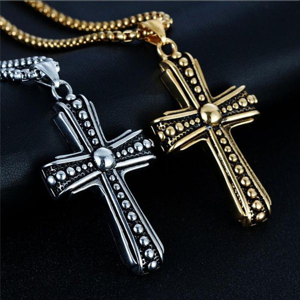 cross necklaces men pendants stainless steel fashion chain necklace gifts for male accessories gold jewelry wholesale pendant, Silver
cross necklaces men pendants stainless steel fashion chain necklace gifts for male accessories gold jewelry wholesale pendant, Silver