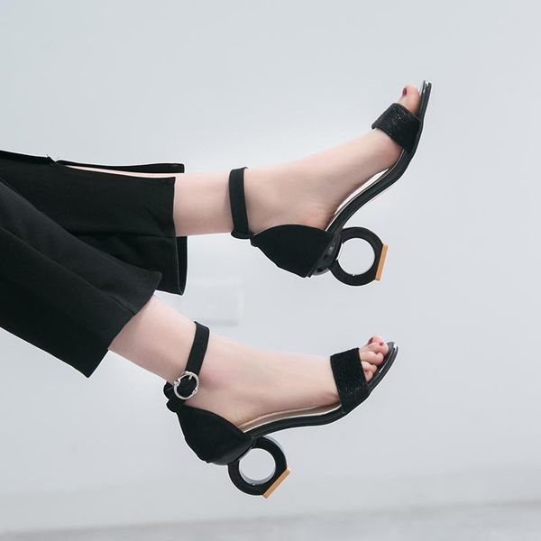 sandals 2021summer female high heel women strange style open toe ankle strap party pumps sandalia feminina, Black
sandals 2021summer female high heel women strange style open toe ankle strap party pumps sandalia feminina, Black