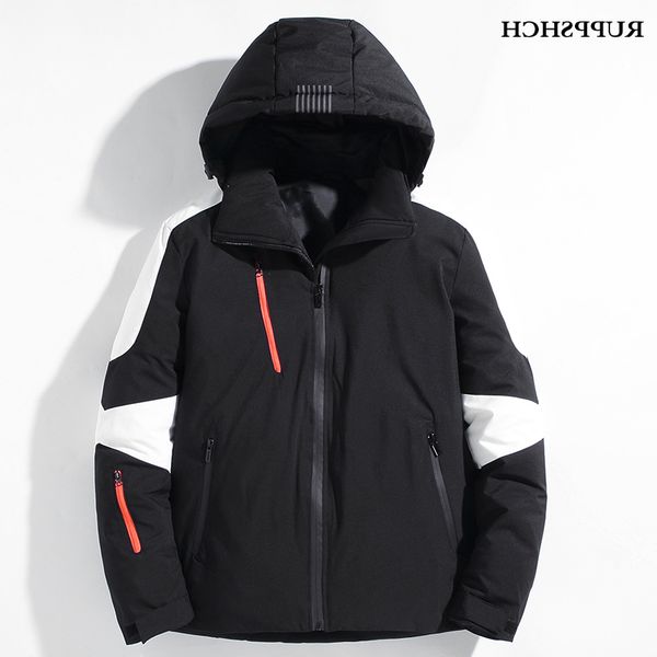 2021 autumn winter new men white duck down jacket outdoor warm and windproof hooded parkas coat clothing, Black
2021 autumn winter new men white duck down jacket outdoor warm and windproof hooded parkas coat clothing, Black