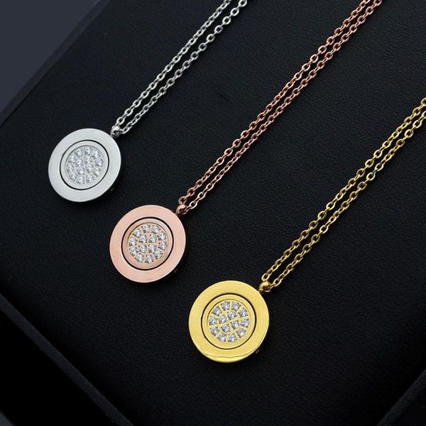 rotatable necklace for women black stainless steel luxury jewelry wholesale sweater chain gift round chains, Silver
rotatable necklace for women black stainless steel luxury jewelry wholesale sweater chain gift round chains, Silver