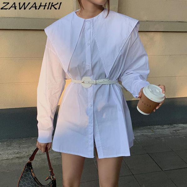 chic blouses women solid 2021 spring korean vintage sailor collar blusas mujer puff sleeve loose ins shirts women's &, White
chic blouses women solid 2021 spring korean vintage sailor collar blusas mujer puff sleeve loose ins shirts women's &, White