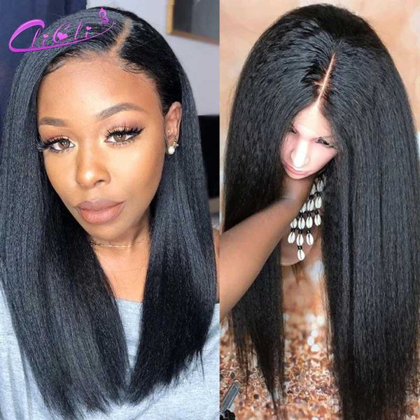 lace wigs clicli kinky straight wig 13x4 front 30 inch frontal pre plucked 4x4 closure human hair, Black;brown
lace wigs clicli kinky straight wig 13x4 front 30 inch frontal pre plucked 4x4 closure human hair, Black;brown