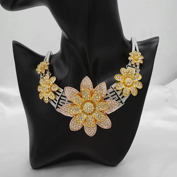 earrings & necklace multi-color jewelry sets african bridal wedding gifts for women bracelet ring set flowers jewellery, Silver
earrings & necklace multi-color jewelry sets african bridal wedding gifts for women bracelet ring set flowers jewellery, Silver