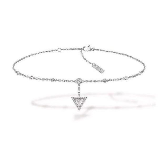 anklets classic 925 sterling silver triangle diamond pendant ladies anklet simple fashion exquisite jewelry, Red;blue
anklets classic 925 sterling silver triangle diamond pendant ladies anklet simple fashion exquisite jewelry, Red;blue