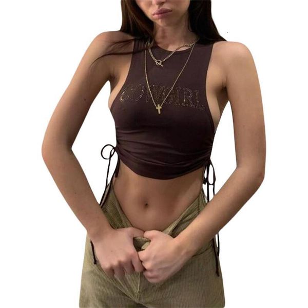 women's tanks & camis sleeveless crop ole summer casual rhinestone letter print drawstring ruched tank ladies slim tube ec44, White
women's tanks & camis sleeveless crop ole summer casual rhinestone letter print drawstring ruched tank ladies slim tube ec44, White