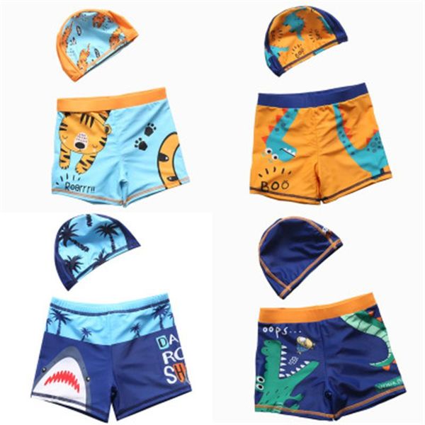 summer boy swimwear children cartoon diansour print swimming shorts with hat swim toddler swimsuit one-pieces, Black
summer boy swimwear children cartoon diansour print swimming shorts with hat swim toddler swimsuit one-pieces, Black