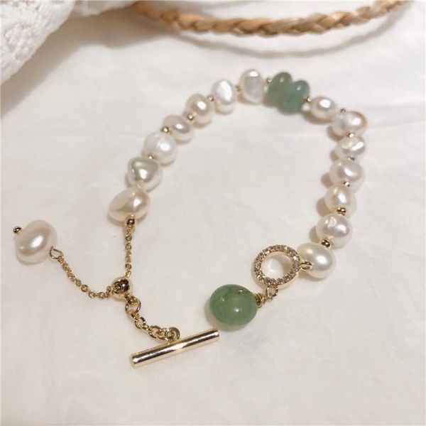 korean version of the freshwater pearl fashion net red baroque gold-plated agate stone bracelet wholesale beaded, strands, Black
korean version of the freshwater pearl fashion net red baroque gold-plated agate stone bracelet wholesale beaded, strands, Black