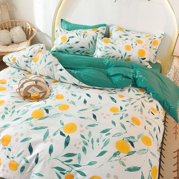 bedding sets all-cotton fruity four-piece thickening 100% cotton bed sheet of quilt cover fashion set
bedding sets all-cotton fruity four-piece thickening 100% cotton bed sheet of quilt cover fashion set