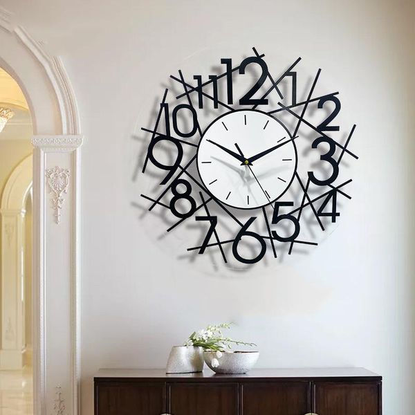 decorative modern wall clock for living room bedroom office simple floating digital rt88 novelty items
decorative modern wall clock for living room bedroom office simple floating digital rt88 novelty items