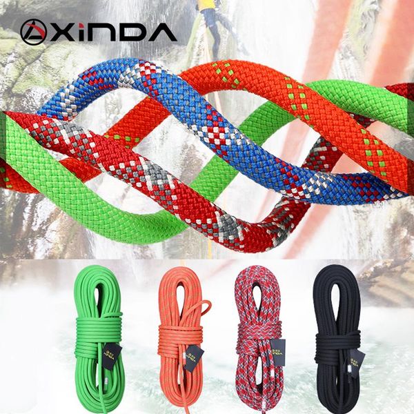 cords, slings and webbing xinda camping rock climbing rope 9mm static 21kn high strength safety for working at height equipment
cords, slings and webbing xinda camping rock climbing rope 9mm static 21kn high strength safety for working at height equipment