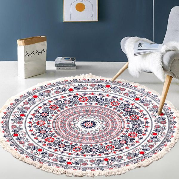 carpets nordic round bohemia ethnic tassel mandala hand knotted carpet living room cotton linen big rugs morocco classic mats
carpets nordic round bohemia ethnic tassel mandala hand knotted carpet living room cotton linen big rugs morocco classic mats