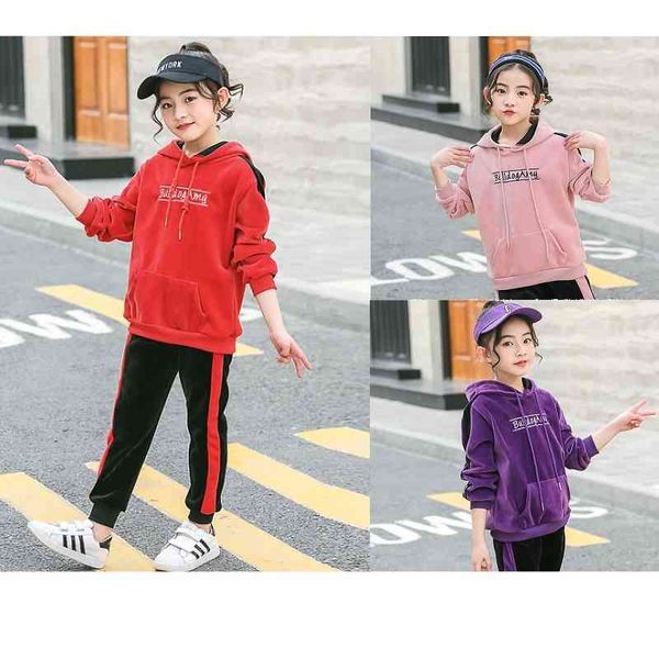 children clothing set girls velvet hooded sports suits girls long sleeves tracksuit sweatshirt sweatpants hoodies outwear 210413, White
children clothing set girls velvet hooded sports suits girls long sleeves tracksuit sweatshirt sweatpants hoodies outwear 210413, White