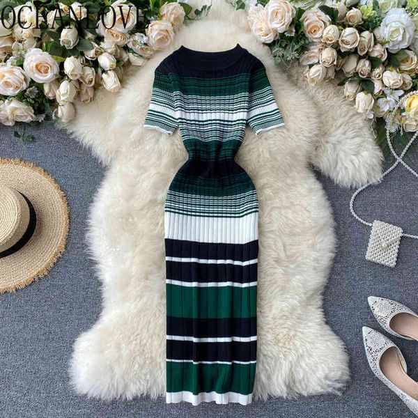 short sleeve bodycon women striped knitted fashion stretch vestidos high waist spring summer dresses 16322 210415, Black;gray
short sleeve bodycon women striped knitted fashion stretch vestidos high waist spring summer dresses 16322 210415, Black;gray