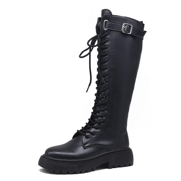 boots thickened winter knight women's knee length long heel retro thick motorcycle black and white botas mujer
boots thickened winter knight women's knee length long heel retro thick motorcycle black and white botas mujer