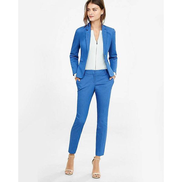 women's two piece pants blue business 2 suit womens workwear formal tailored suits custom made bespoke 2021, White
women's two piece pants blue business 2 suit womens workwear formal tailored suits custom made bespoke 2021, White