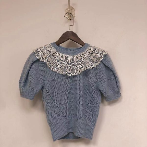 sweaters 2021 o-neck women sweater lady hollow out rhinestone buttons slim short puff sleeve knitwear jumper female pullover, White;black
sweaters 2021 o-neck women sweater lady hollow out rhinestone buttons slim short puff sleeve knitwear jumper female pullover, White;black