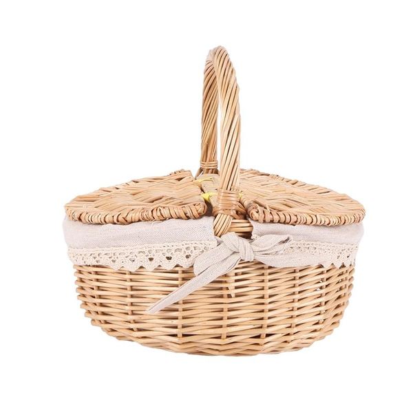 storage baskets handmade wicker basket with handle camping picnic double lids hamper cloth lining
storage baskets handmade wicker basket with handle camping picnic double lids hamper cloth lining