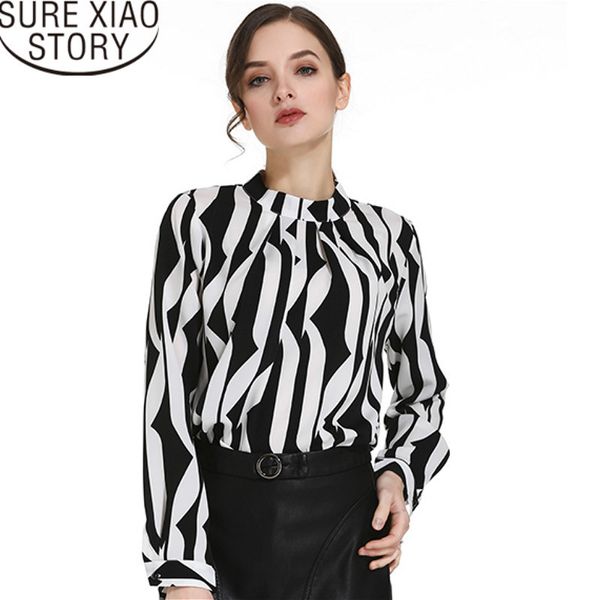 arrived blouse long sleeved printed women stand collar blouses slim fit office lady fashion 0941 40 210415, White
arrived blouse long sleeved printed women stand collar blouses slim fit office lady fashion 0941 40 210415, White