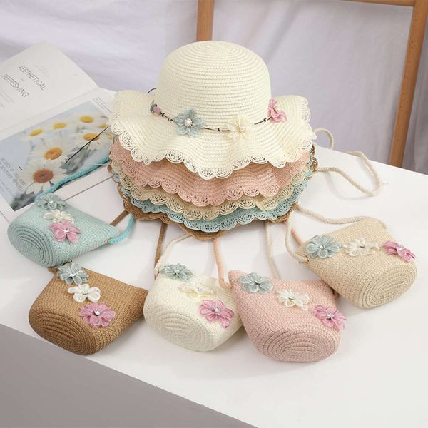 children's straw hat cool summer sunshade travel beach hat bag set girl princess flower sun, Yellow
children's straw hat cool summer sunshade travel beach hat bag set girl princess flower sun, Yellow