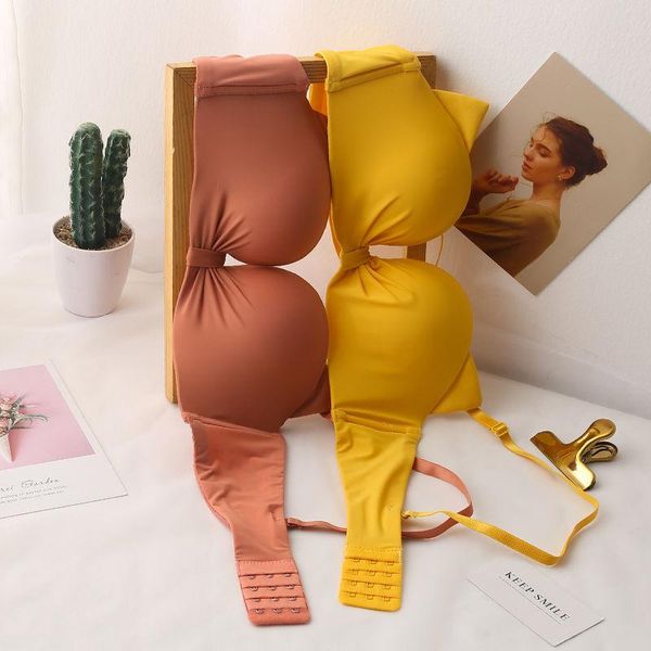 bras 2pcs summer beautiful back push up bra solid color smooth surface cup cute young women bralette thin under thick mold, Red;black
bras 2pcs summer beautiful back push up bra solid color smooth surface cup cute young women bralette thin under thick mold, Red;black