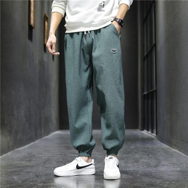 men's pants summer quick-dry men casual loose big size male sport japanese korean style drawstring tie feet trousers, Black
men's pants summer quick-dry men casual loose big size male sport japanese korean style drawstring tie feet trousers, Black