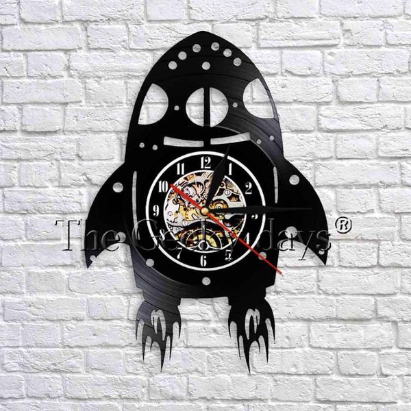 wall clocks 1piece rocket ship decorative clock modern design make from record 12" nursery art decor for kids' room
wall clocks 1piece rocket ship decorative clock modern design make from record 12" nursery art decor for kids' room