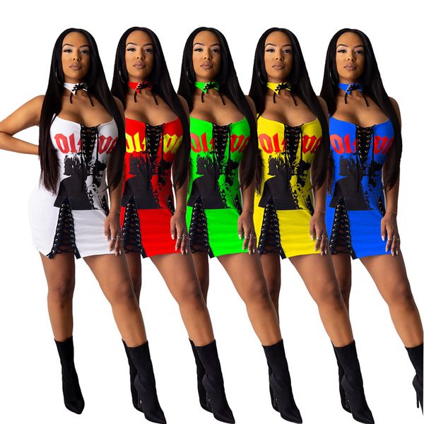 independent station european and american women's dress print short skirt bandage music festival skinny summer al080, Black;pink
independent station european and american women's dress print short skirt bandage music festival skinny summer al080, Black;pink