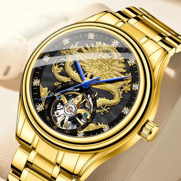 wristwatches fngeen luxury men automatic mechanical watch waterproof gold dragon watches for stainless steel tourbillon relogio masculino, Slivery;brown
wristwatches fngeen luxury men automatic mechanical watch waterproof gold dragon watches for stainless steel tourbillon relogio masculino, Slivery;brown