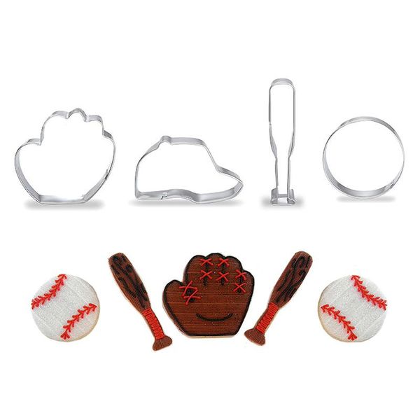 baking moulds 4pcs creative baseball cookie cutter set stainless steel glove cap bat biscuit sugarcraft fondant tools
baking moulds 4pcs creative baseball cookie cutter set stainless steel glove cap bat biscuit sugarcraft fondant tools
