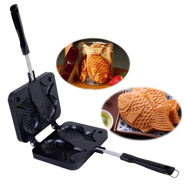 baking moulds taiyaki japanese fish-shaped bakeware waffle pan maker pancake double stainless steel frypan home cake tools
baking moulds taiyaki japanese fish-shaped bakeware waffle pan maker pancake double stainless steel frypan home cake tools