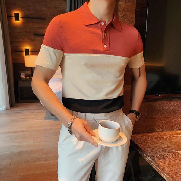 men's polos chic and striped breathable luxurious shirt hip hop cotton lapel brand summer outdoor, White;black
men's polos chic and striped breathable luxurious shirt hip hop cotton lapel brand summer outdoor, White;black