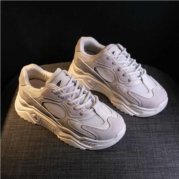 sneakers women spring thick bottom daddy shoes thick bottom round toe breathing leisure women shoes large, Black
sneakers women spring thick bottom daddy shoes thick bottom round toe breathing leisure women shoes large, Black