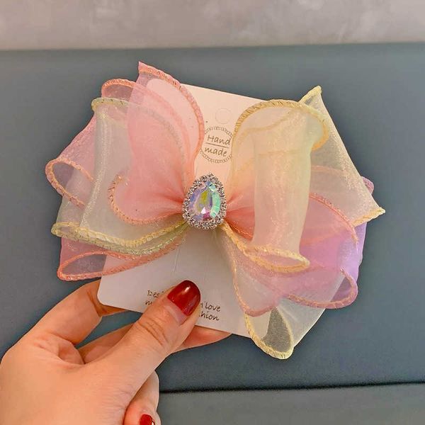 new korean children's hair accessories gradient bow girl's hairpin long ribbon clip edge clip, Slivery;white
new korean children's hair accessories gradient bow girl's hairpin long ribbon clip edge clip, Slivery;white