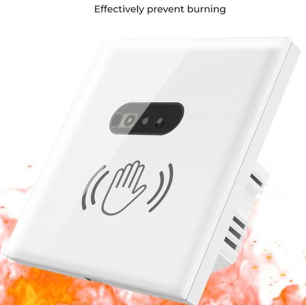 smart home control wall light switch infrared sensor glass display panel neutral wire 10a no touch needed induction
smart home control wall light switch infrared sensor glass display panel neutral wire 10a no touch needed induction