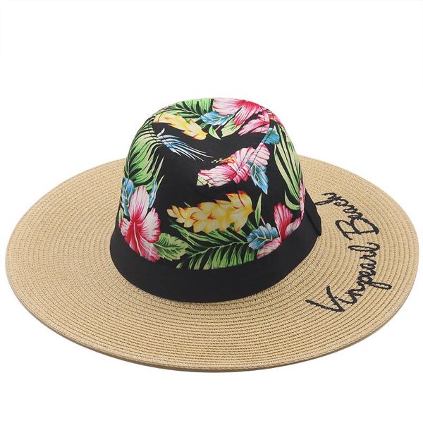 simple women simmer beach foldable wide brim floppy straw hat anti uv matching printing fashion lady outdoor hats, Blue;gray
simple women simmer beach foldable wide brim floppy straw hat anti uv matching printing fashion lady outdoor hats, Blue;gray