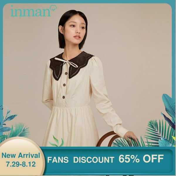 casual dresses inman autumn spring women's dress french elegant style hollow lace lapel bow-knot tether a-line long sleeve one-piece, Black;gray
casual dresses inman autumn spring women's dress french elegant style hollow lace lapel bow-knot tether a-line long sleeve one-piece, Black;gray