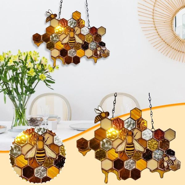 decorative objects & figurines happy honey suncatcher bee's day sign hanging indoor outdoor door decoration wall art home decor decorat
decorative objects & figurines happy honey suncatcher bee's day sign hanging indoor outdoor door decoration wall art home decor decorat