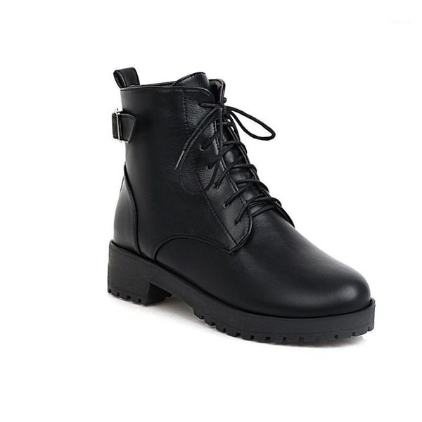 boots big size simple women shoes ankle for ladies woman winter1, Black