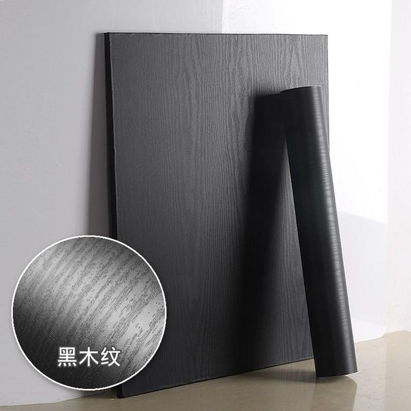 black waterproof wood pattern self-adhesive interior decoration wardrobe deskdoor sticker used furniture renovation wallpapers
black waterproof wood pattern self-adhesive interior decoration wardrobe deskdoor sticker used furniture renovation wallpapers