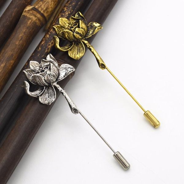 pins, brooches vintage personality lotus flower brooch shirt lapel pin suit corsage long needle pins and for women men accessories, Gray
pins, brooches vintage personality lotus flower brooch shirt lapel pin suit corsage long needle pins and for women men accessories, Gray