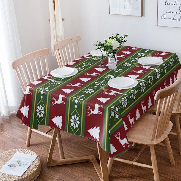 table cloth merry christmas tree elk waterproof dining tablecloth for kitchen decorative coffee cuisine party cover
table cloth merry christmas tree elk waterproof dining tablecloth for kitchen decorative coffee cuisine party cover