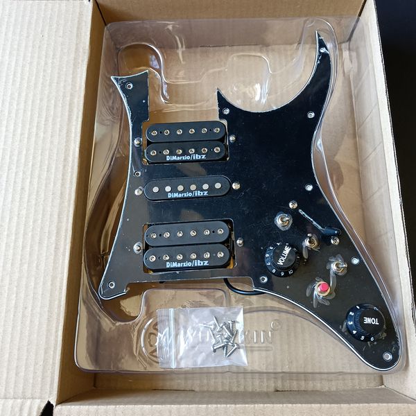 upgrade loaded hsh guitar pickguard dimarzioibz alnico pickups set 3 single cut switch 20 tones more function for rg guitar welding harness
upgrade loaded hsh guitar pickguard dimarzioibz alnico pickups set 3 single cut switch 20 tones more function for rg guitar welding harness