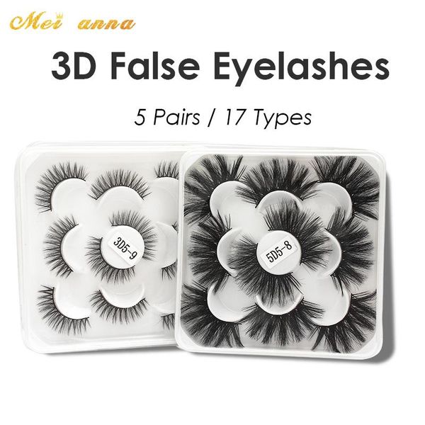 false eyelashes meianna 3d mink lashes 5 pairs natural fluffy soft wispy volume dramatic long cross eyelash extension makeup
false eyelashes meianna 3d mink lashes 5 pairs natural fluffy soft wispy volume dramatic long cross eyelash extension makeup
